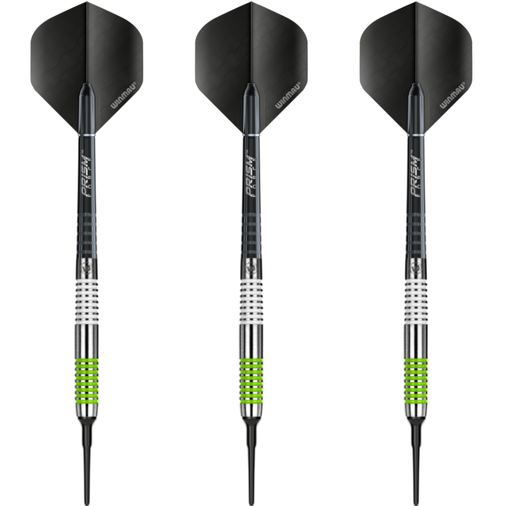 Winmau Ton Machine Green Softdarts Set